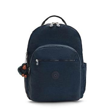 Kipling Seoul Extra Large Klassieke 17" Laptop Rugzak Blauw | NL 1394IL